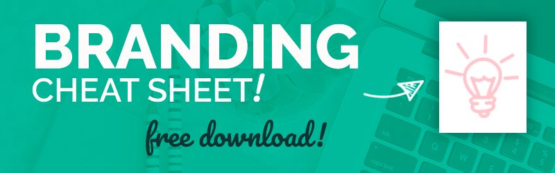 Branding cheat sheet free download